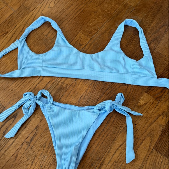 Monday Swimwear Light Blue Bikini - Picture 1 of 7